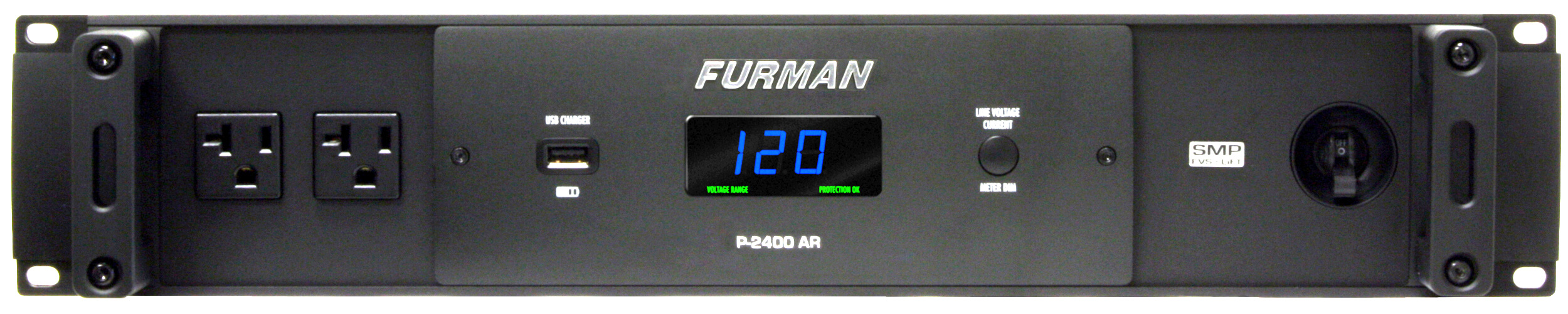 Furman P-2400 AR Regulador de voltaje/acondicionador de energía con 14 puntos de venta, 20Amperes